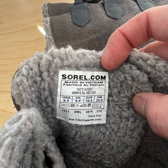 Sorel Tivoli High Winter Boots w/ Rare Blue Soles Women’s 8.5 - Picture 5 of 8